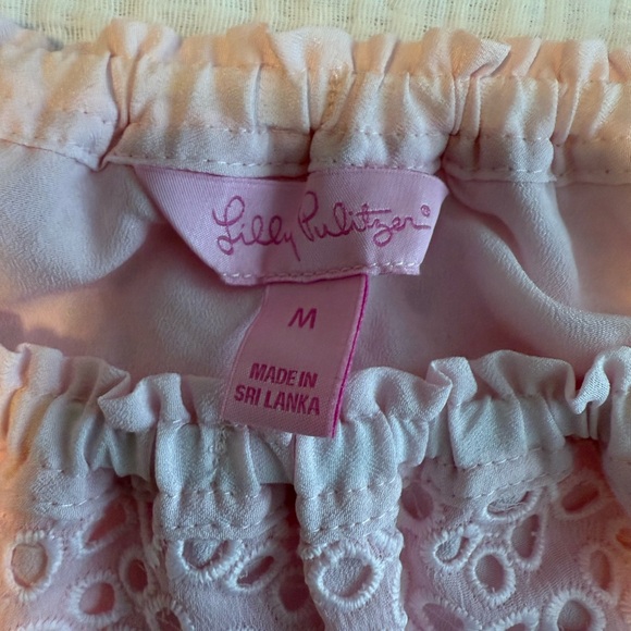 [LILLY PULITZER] Lillette Top in ‘Paradise Tint Eyelet Crinkle Chiffon’ - Picture 5 of 11